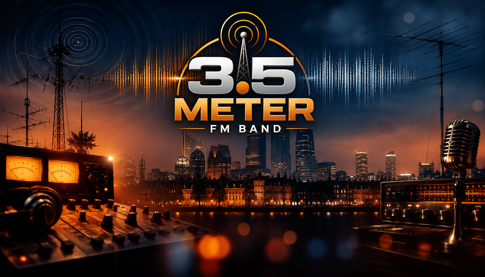 3.5 meterband Den Haag